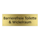 Barrierefreie Toilette & Wickelraum