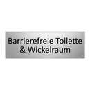 Barrierefreie Toilette & Wickelraum