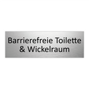 Barrierefreie Toilette & Wickelraum