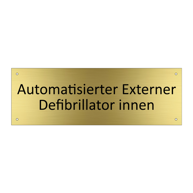 Automatisierter Externer Defibrillator innen