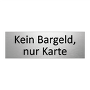 Kein Bargeld, nur Karte