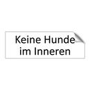 Keine Hunde im Inneren