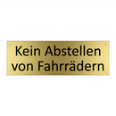 Kein Abstellen von Fahrrädern