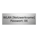 WLAN [Netzwerkname] Passwort: XX