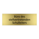 Büro des stellvertretenden Schulleiters