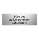 Büro des stellvertretenden Schulleiters