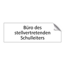 Büro des stellvertretenden Schulleiters