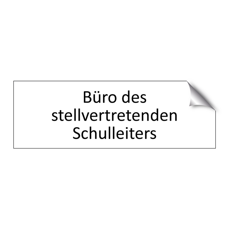 Büro des stellvertretenden Schulleiters