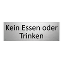Kein Essen oder Trinken