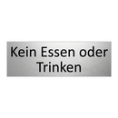Kein Essen oder Trinken