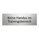Keine Handys im Trainingsbereich