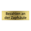 Bezahlen an der Zapfsäule