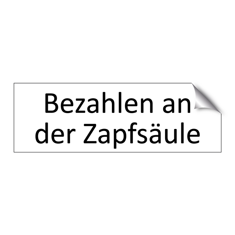 Bezahlen an der Zapfsäule