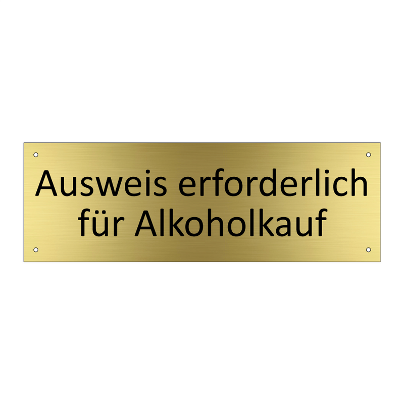 Ausweis erforderlich für Alkoholkauf