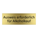 Ausweis erforderlich für Alkoholkauf
