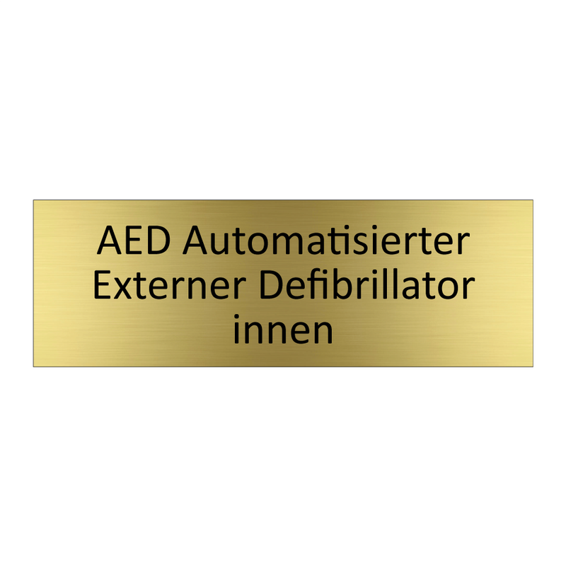AED Automatisierter Externer Defibrillator innen