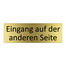 Eingang auf der anderen Seite