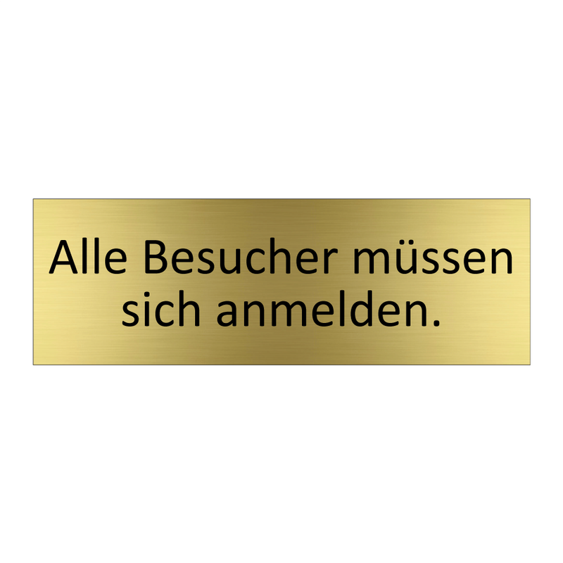 Alle Besucher müssen sich anmelden.