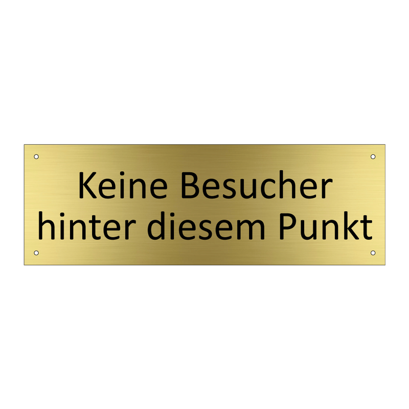 Keine Besucher hinter diesem Punkt