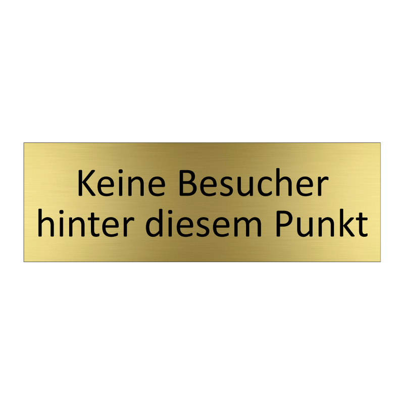 Keine Besucher hinter diesem Punkt