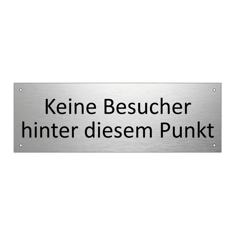 Keine Besucher hinter diesem Punkt