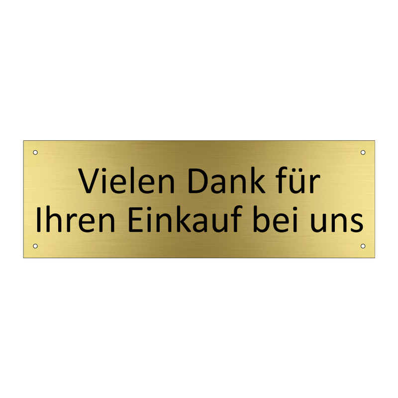 Vielen Dank für Ihren Einkauf bei uns