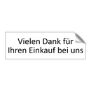 Vielen Dank für Ihren Einkauf bei uns