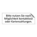 Bitte nutzen Sie nach Möglichkeit kontaktlose oder Kartenzahlungen.