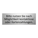 Bitte nutzen Sie nach Möglichkeit kontaktlose oder Kartenzahlungen.