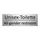 Unisex-Toilette - All-gender restroom
