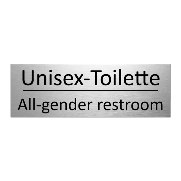 Unisex-Toilette - All-gender restroom