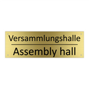 Versammlungshalle - Assembly hall