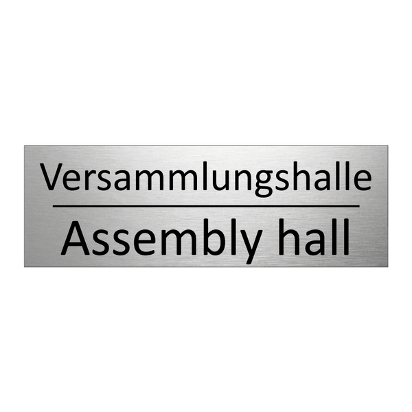 Versammlungshalle - Assembly hall