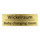 Wickelraum - Baby changing room