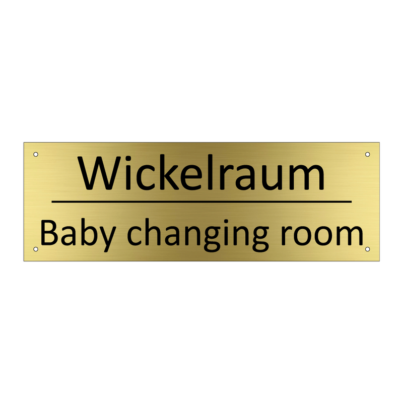 Wickelraum - Baby changing room