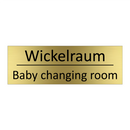 Wickelraum - Baby changing room