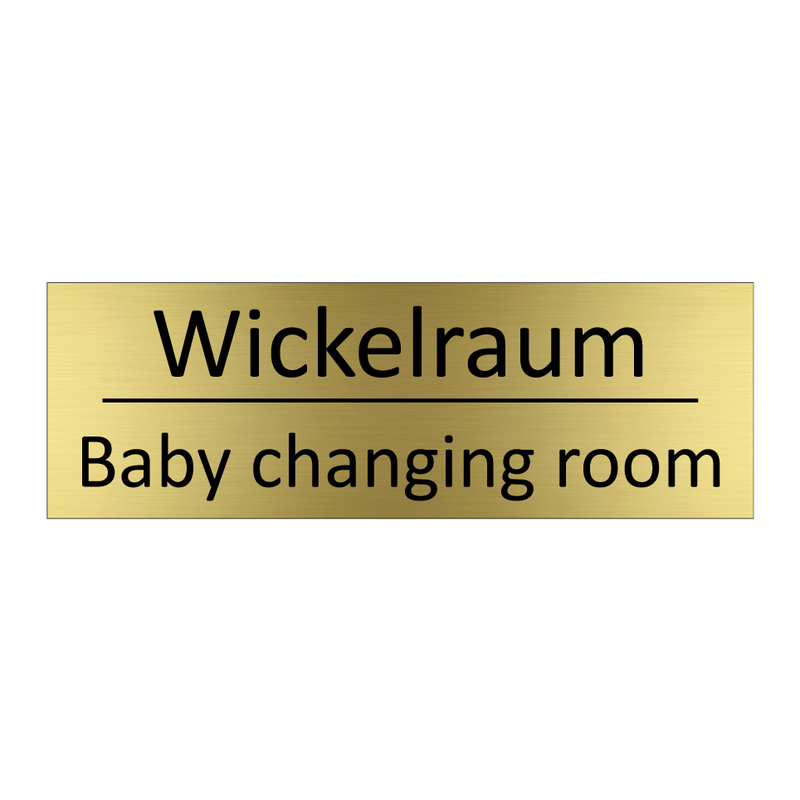 Wickelraum - Baby changing room