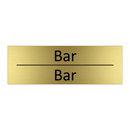 Bar - Bar