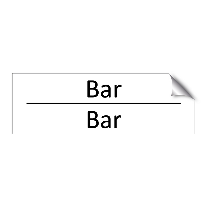 Bar - Bar