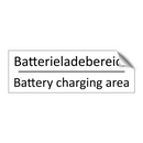 Batterieladebereich - Battery charging area