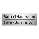 Batterieladeraum - Battery charging room