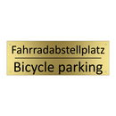 Fahrradabstellplatz - Bicycle parking