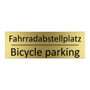 Fahrradabstellplatz - Bicycle parking