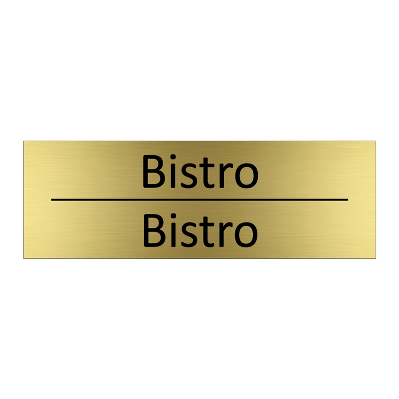 Bistro - Bistro