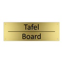 Tafel - Board