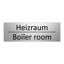 Heizraum - Boiler room