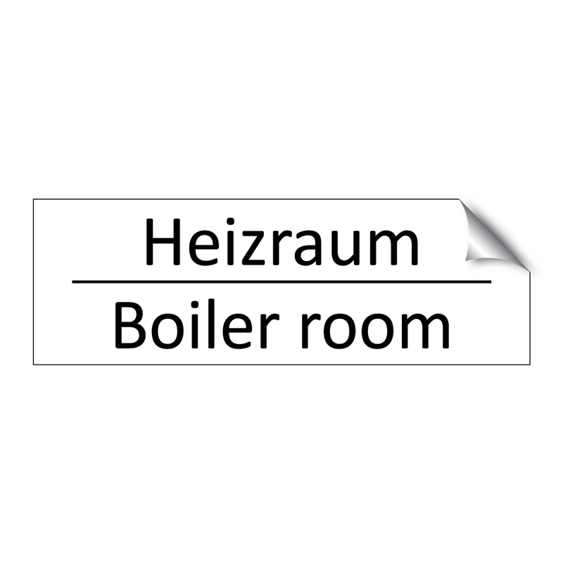 Heizraum - Boiler room