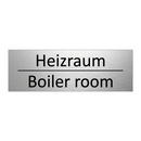 Heizraum - Boiler room