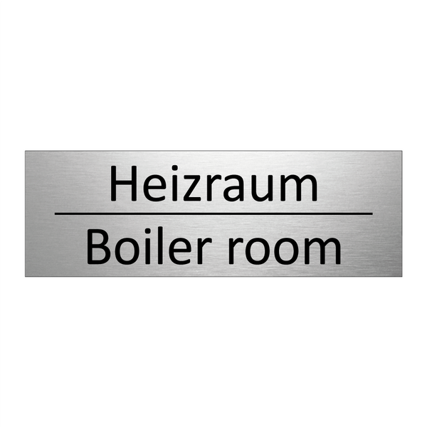Heizraum - Boiler room