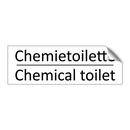 Chemietoilette - Chemical toilet